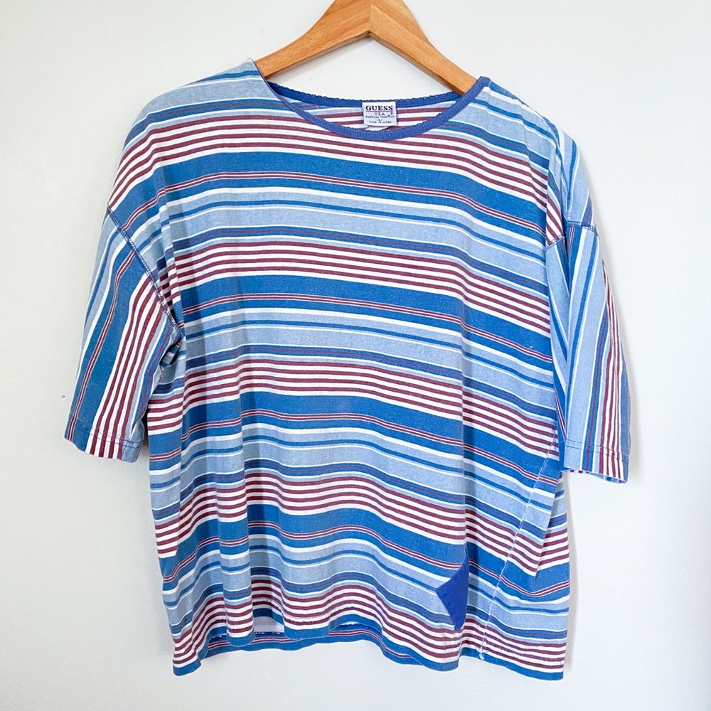 vintage striped Guess shirt